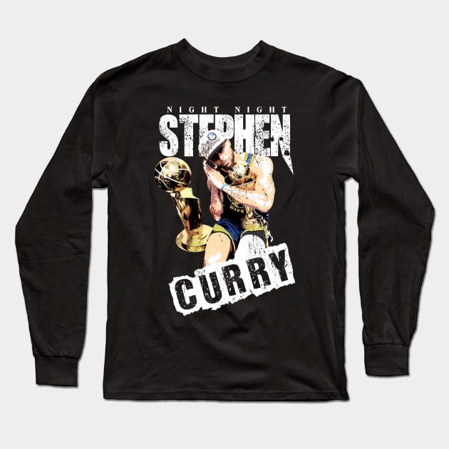 Stephen Curry Long Sleeve T-Shirt by Resatuki